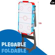 Color Baby Mesa Air Hockey madera patas plegables 81x42x63 cm ✅ Entrega 24/48h a España (península) - Multicolor - Ver 3