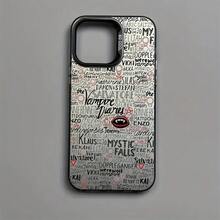 Funda de Teléfono Damon de  para iPhone 16,15,14,13,12 Pro Max,X,XR,XS Max,8 Plus - Cubierta Trasera Mate a Prueba de Golpes - Mezcla de colores - Ver 2