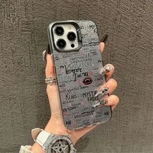 Funda de Teléfono Damon de  para iPhone 16,15,14,13,12 Pro Max,X,XR,XS Max,8 Plus - Cubierta Trasera Mate a Prueba de Golpes - Mezcla de colores - Ver 7