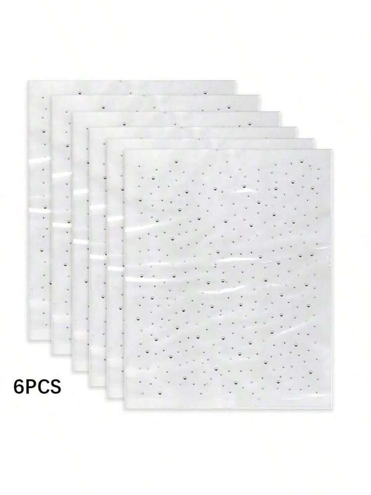 6 Tờ Hình Dán Pha Lê Nhiệt Dán Nóng, Màu AB, Đá Lấp Lánh, Đá Đính Tròn Phẳng 2mm & 4mm, Dùng Cho Quần Áo, Tự Làm Đồ Thủ Công Trang Trí - trắng - Xem 11