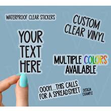 Transparent Special-shaped Stickers