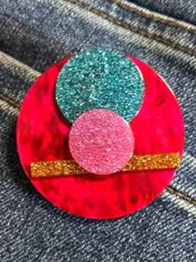 1pc Cartoon Nurse Girl Acrylic Brooch, Creative Fashion Accessory Brooch For Women Jewelry Costume Accessories Bag Charms Office Accessories