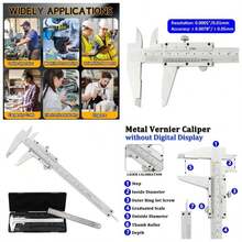Vernier Caliper, pinza no digital de acero inoxidable de 6 pulgadas - inicial - Ver 1