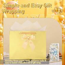 13 Motheru2019s Day Bags With Card Tissue Flower - Birthdays, Valentineu2019s, Weddings, Anniversaries, Kit Includes Card And Tissue Paper Red, 1 Piece