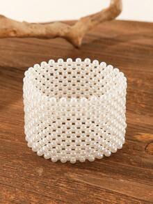 1 buc exagerat vintage lucrat manual cu mărgele țesute cu perle boeme europene și americane în stil coreean sud-african brățară africană Resort