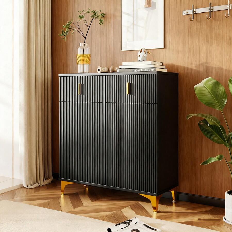 Storage Cabinets - Black - View 1