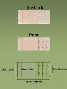 Juego de 3 extensores de tirantes de sujetador con 2 ganchos, tirantes de sujetador ajustables y cómodos, aspecto sin sujetador, accesorios de lencería y ropa interior para mujeres, extensores de sujetador suaves y ajustables, color blanco y beige - Diseño cómodo de 2 ganchos, soporte mejorado, tela de poliéster transpirable, perfecto para uso casual o viajes, accesorios cómodos para sujetador, extensores elásticos ajustables para sujetador para mujeres, accesorios de lencería suaves