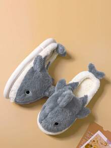 Pantuflas cálidas y cómodas para hombres y mujeres, parejas, pantuflas para interiores bordadas de punto