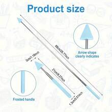 1/5 peças Ponteiro Retrátil de Cor Aleatória, Ponteiro com Formato de Seta Retrátil, Ideal para Apresentações em Quadro Branco de Sala de Aula, Durável e Portátil com Opções de Cores Macaron, Design Retrátil Portátil para Armazenamento Fácil, Perfeito para Demonstrações em Quadro Branco, Suprimentos Escolares, Ferramentas de Sala de Aula, Ponteiros Portáteis, Armazenamento Compacto, Ponteiros em Formato de Seta, Ponteiros Retráteis, Educadores, Estudantes, Temporada de Volta às Aulas