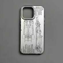 F-FormulaS 1 Car Design Phone Case For IPhone 16 15 14 13 12 11 Pro Max Black Matte Multicolor Laser Metallic Aurora Funda2025.1202520252025 - IP001-1344 - 查看 4