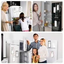 Koogel - Bloc de notas magnético para nevera, diseño floral, paquete de 4 200 hojas de bloc de notas de lista de comestibles, papel premium de 70 g, hojas de rasgar, perfecto para horarios diarios - 1 - Ver 3