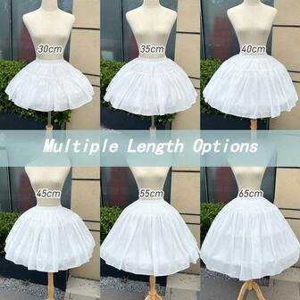 1pc New Style Multi-Length Women's Petticoat Slip Dress, Adjustable Waist, Chiffon Fabric, Versatile Underskirt Suitable For Any Occasion