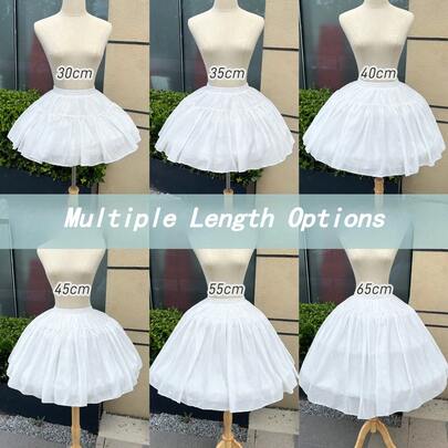 1件新款多长度女士衬裙吊带裙，腰部可调节，雪纺面料，多功能内衬裙，适合各种场合