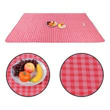 Manta de Picnic Estera al Aire porttil para Acampar Playa de Senderismo Rayado Rojo y Picnic - Picnic mat + 1'1" x 2" (Cuadrado) + 200*145cm - Ver 6