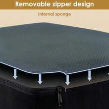 3Step Dog Stairs Pet For Bed Sofa Cats Ladder Ramp With Removable Cover Portable - Grey - View 9