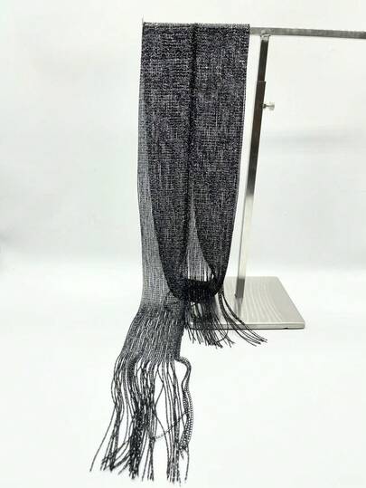 1pc Fashionable & Versatile Women Scarf With Tassels