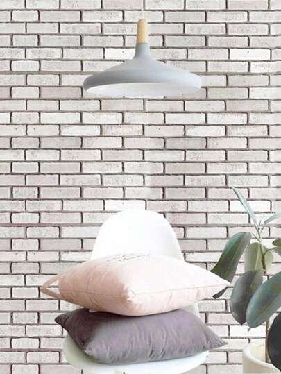 1 rolka tapety z szarą cegłą w stylu vintage, samoprzylepna tapeta imitująca antyczną cegłę, wodoodporna, zdejmowana, winylowa tapeta kontaktowa do sypialni, salonu, jadalni, łazienki, biura, kuchni, renowacji mebli