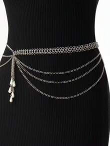 1pc Women's Christmas Element Belt - Fashionable Design Christmas Gift, Perfectly Matches Holiday Outfits And Daily Wear, Christmas Decoration