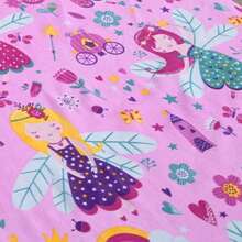 2-Piece Single Bed Sheet Set With Children's Prints - Little Fairy - View 3