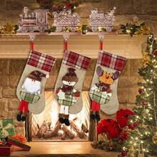 Stocking Holders Mantel, 4pc Holiday Stocking Hangers, Snowflake Snowman Reindeer Tree Stocking Hook Set, Alloy Weighted Non - Skid Stocking Hook Xmas Fireplace Decor