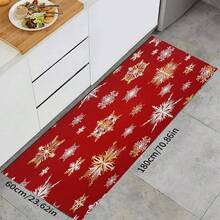 1pc Christmas Theme Trivet Mat, Christmas Pattern Absorbent Drying Mat, Kitchen Decor Coffee Machine Mat, Handmade Coffee Pot Draining Mat, Kitchen Floor Mat, Dining Table Mat, Kitchen Counter Dish Drying Mat, Breakfast Mat, Heat-Resistant Anti-Slip Drying Mat, Diatomite Drying Mat, Hides Stains, Super Absorbent Kitchen Mat, Easy To Clean Dish Rack Mat, Suitable For Kitchen, Dining Table, Cafe, Bar, Holidays, Parties, Home Decor, Holiday Gifts - Multicolor - View 12