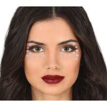 Fiestas Guirca Joias Faciais com Estrelas para os Olhos, Decorações Brilhantes e Chamativas com Autocolantes de Fantasia, Ideais para Acessórios de Maquilhagem, Maquilhagem Criativa e Festivais, Perfeitas para Personalizar o Seu Visual e Destacar-se em Eventos Especiais - Multicolorido - Ver 1