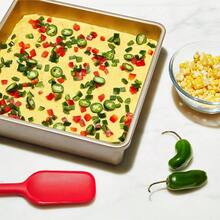 Good Grips Molde metlico antiadherente para pizzas, Muffin Pan, Metlico - Molde cuadrado para tartas de 9 pulgadas - Ver 10