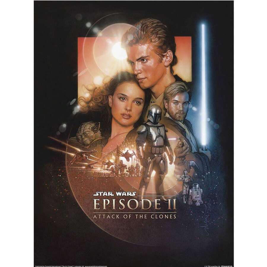 Star Wars Episode II Print (Multicoloured) - 100% Mixed - (PM10002) - Multicolor - View 1