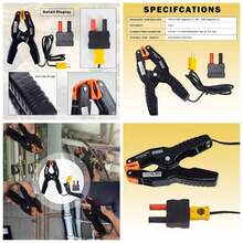 69140 - Termmetro tipo K, abrazadera de temperatura para HVAC/multmetro, sondas de sensor de temperatura de - 40 200 compatible con Klein Tools - ZIBOO 69140 - Ver 1