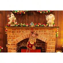 Stocking Holders Non - Slip Metal Hooks Lights Tree Decor Fireplace Mantle Stocking Hanger Party Decorations Green Silver