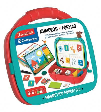  Clementoni Magnetische Zahlen- und Formen-Aktentasche – Lernspiel mit magnetischen Teilen zum spielerischen Erlernen von Zahlen, Formen und Grundkonzepten. ✅ Lieferung innerhalb von 24/72 Stunden auf das spanische Festland.