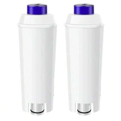 2 Pack Coffee Machine Filters Water Filter Cartridges Compatible With ECAM Esam ETAM BCO EC680 EC800 White