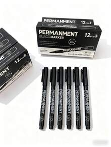 20pcs Permanent Waterproof Paint Pen Set, 1-2mm Fine Tip Quick Dry Acrylic Marker For Rock Painting, Ceramic, Glass, Wood, Metal, Fabric. No Fading, Smudge Resistant, Water-Based & Odorless. Ideal For DIY Art Crafts, Number Painting, Writing, Doodling, Marking On Various Surfaces As Home, School, Office Supplies.