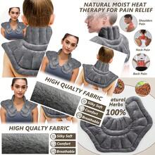 Microwave Heating Pad For Neck Shoulders And Back Pain Relief With Moist Heat Weighted Microwavable Heated Neck Wrap Warmer Uncented Gery Christmas Gifts,Hand Warmers,Gifts For Men,Stocking Stuffers,Hand Warmers Rechargeable - Heatneckwrap - View 1