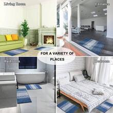 Bathtub & Shower Trim Systems - 18''x26''+20''x32'' + 藍色/拼布 - 查看 4