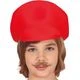 Fiestas Guirca Children's Plumber Style Cap In Red For Costumes, Durable And Light Cardboard Accessory With Fun Design, Ideal For Themed Parties, Celebrations, And Role Playing Games For Kids - Multicolor - View 2
