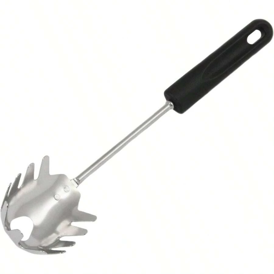 Basic Stainless Steel Spaghetti/Pasta Fork, 12.5 Inch, Black - Spaghetti/Pasta Fork - View 1
