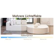 Sofá totalmente comprimido sem osso, sala de estar/quarto com sofá de nuvem segmentado, sofá modular moderno, sem necessidade de montagem, tecido chenille confortável e amigo da pele