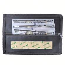 1 个带隐藏存储空间的秘密隔层钱包 - 耐用面料、魔术胶带、光滑纹理饰面 - 适用于现金、硬币、银行卡、珠宝、文件、账本、手表和贵重物品 - 家庭、办公室、旅行使用 - 黑色和灰色选项 - 无需电池,文件隐藏整理器,伪装成书籍/笔记本的保险箱,男士/女士礼物,安全配件,防盗保护,日常携带必需品 - 彩色 - 查看 7