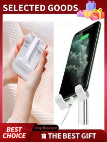 1pc Foldable Desktop Phone Stand For Desk, Height Adjustable Cell Phone Holder, Portable Cellphone Cradle Desktop, Women Travel Kitchen Essentials Fits All Mobile Phone, Phone Stand, Phone Holder Stand, Phone