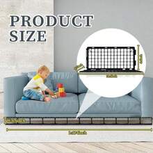 Ssumght Under Couch Blocker Under Bed Blocker For Pets Toys Barrier 12 Pack Furniture Couch Guards Bumper For Stopping Cats Dogs From Getting Under Sofa Gap 37 * 17cm Total Length 442cm