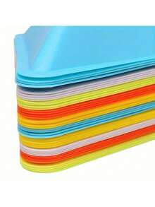 20 个耐用三角形训练锥 1 个网状手提袋 1 个存储绳 - 色彩鲜艳、便携且易于使用，适用于足球、篮球和敏捷性训练