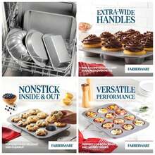 - Molde antiadherente para magdalenas 12 tazas, 12 tazas, color gris - Muffin de 12 tazas - Ver 1