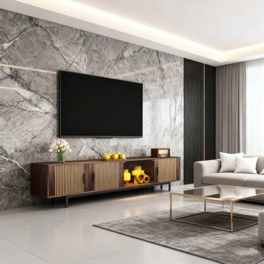 Television Stands & Entertainment Centers - Brown - View 1
