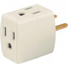 Volteck MUL-310, Multicontacto triple aterrizado, tipo cubo - Multicontacto triple - Ver 2