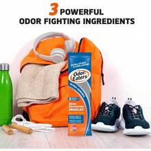 OdorEaters UltraDurable Insoles 1 Pair Shoe Odor And Foot Odor Eliminator Shoe Odor And Foot Deodorizer Shoe Smell Eliminator Foot Deodorant Extra Cushioning Increased Durability - 藍色 - 查看 6