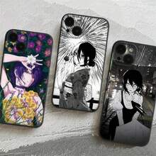 Anime Cool  Reze Phone Case For Apple  16,15,14,13,12,11,Pro,Max,Mini Wave Oil Back Short Phone Case 17 Promax