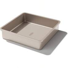 Good Grips Molde metlico antiadherente para pizzas, Muffin Pan, Metlico - Molde cuadrado para tartas de 9 pulgadas - Ver 2