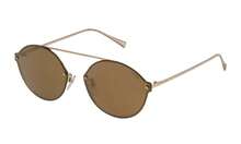 Sting SST191 Gafas, Shiny Rose Gold, 59/14/140 Unisex Adulto - Marrón - Ver 2