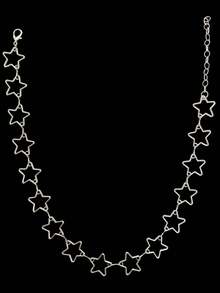 1pc Metal Five-Pointed Star Hat Chain, Versatile Felt Hat/Fascinator Accessory, Suitable For Birthday Gifts, Holiday Parties, Daily Hat Decoration